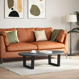 Coffee Table Legs V-Shape 2 pcs Black 60x cm Steel 4012612