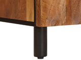 Sideboard Acacia Brown Finish 40 x 33 x 75 cm Solid Mango Wood 4017924