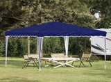 Pop-up Party Tent 288 x 288 x 245 cm Blue Oxford Fabric 42019747