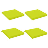 4-Piece Seat Cushions SOEST 4 pcs 100% Polyester Bright Green 944904