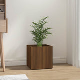 Planter Box Brown Oak 40x40x40 cm Engineered Wood 820501