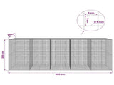 Gabion with 5 mm Wire and 5x5 cm Mesh 500x50x200 cm 3464308