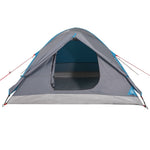 ZNTS Camping Tent Dome 3-Person Blue Waterproof 94410