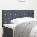 Headboard with Headboard Dark Grey 100 cm Faux Leather 42007082
