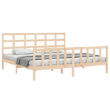Bed Frame without Mattress 160x200 cm Solid Wood Pine 3192111