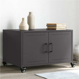 Coffee Table Black 68x50x43.5 cm Steel 846686