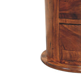 3 Drawer Chestnut Sheesham Drum IN3449