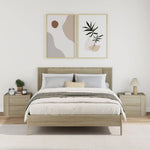 ZNTS Wall-mounted Bedside Cabinets 2 pcs Sonoma Oak 45x30x35 cm 848330