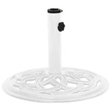 Umbrella Base White 44x44x31 cm Cast Iron 317757
