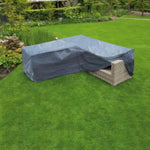 ZNTS Nature Garden Furniture Cover for L-shaped longers 250x90x90 cm 407081