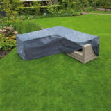 ZNTS Nature Garden Furniture Cover for L-shaped longers 250x90x90 cm 407081