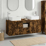 Bathroom Cabinet Set 3 pcs Smoked Oak 53 x 35 x 63 cm 3405662