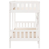 Bunk Bed White 80x200 cm Solid Wood Pine 3308599