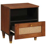 Bedside Cabinet Brown 40 x 33 x 46 cm Solid Acacia wood 4018886
