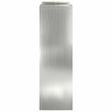 Plant Stand 2 pcs Silver 24 x 24 x 75 cm Galvanised steel 865825