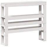 Bed Frame without Mattress White 75x190 cm Small Single Solid Wood Pine 3305746