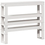 Bed Frame without Mattress White 90x190 cm Single Solid Wood Pine 3306442