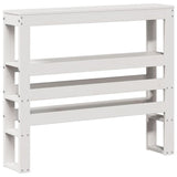 Bed Frame without Mattress White 90x190 cm Single Solid Wood Pine 3306442