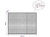 Gabion with 3.5 mm Wire and 5x2.5 cm Mesh 150x20x150 cm 3461685