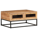 Coffee Table 90x60x40 cm Solid Acacia Wood 323506