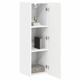 TV Wall Cabinet White 30 x 31 x 100 cm Engineered Wood 892309
