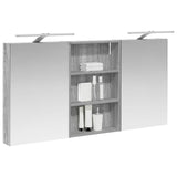 Bathroom Cabinet Set 3 pcs 120 x 10.5 x 60.5 cm Engineered wood 3403741