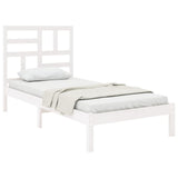 Bed Frame White Pine wood, Plywood Single Durable Bed Frame 3105941