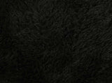 Cushion Cover 12 pcs HOUTEN Black 40 x 80 cm Faux Rabbit Fur 918465