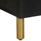 3 Piece Sideboards Black Engineered Wood 3309993