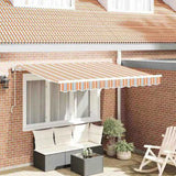 Retractable Awning Multicolour 250 x 200 cm Fabric 3329413