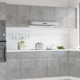 ZNTS Hanging Cabinet Concrete Grey 50x31x60 cm Engineered Wood 856106