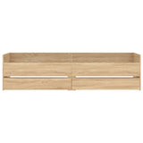 Bed Frame without Mattress Sonoma Oak 75x190 cm Small Single Small Single 3207359