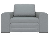Folding Sofa Bed Light Grey 98 x 71 x 83 cm Fabric 42030500