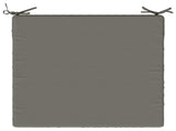 Seat Cushions SOEST 4 pcs 100% Polyester Grey 60 x 60 x 5 cm 944664