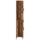Highboard with Drawer 2 pcs Old Wood Engineered Wood 3415724