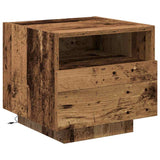 Bedside Cabinet 2 pcs Old Wood 40 x 39 x 37 cm Engineered Wood 863067