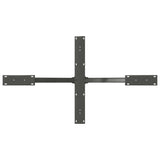 Dining Table Leg Spider Shape Anthracite 120x68x cm Steel 4013114