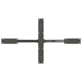 Dining Table Leg Spider Shape Anthracite 120x68x cm Steel 4013114