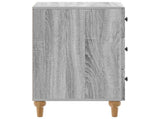 Bedside Cabinet Grey Sonoma 43x 41 x 66.5 cm Engineered Wood 894101