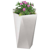 Planter Silver 40 x 40 x 75 cm Stainless Steel 883788