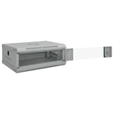 Network Cabinet with Storage Grey 53 x 35 x 21 cm Steel 42017645