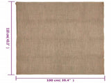 Jute Sacks 5 pcs 100x110 cm 100% Jute 220 gsm 155781