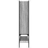 Bookcase Grey Sonoma 102x30x141.5 cm Engineered Wood 3214332