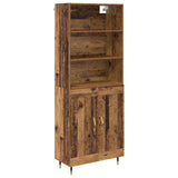 Highboard Old Wood 69.5 x 34 x 180 cm Engineered Wood 3415729