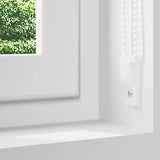 Roller Blind Blackout 160 x 175 cm White 240136