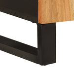 ZNTS Sideboard with 2 Doors 60x33x75 cm Solid Wood Acacia 352914