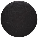 Coffee Table Hammered Aluminium 50x30 cm Black 359611