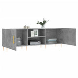 TV Cabinet Concrete Grey 150x30x50 cm Engineered Wood 829088
