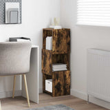 Corner Cabinet Smoked Oak 30.5x30x95cm Engineered Wood 889833