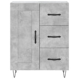 Highboard Concrete Grey 69.5x34x180 cm Engineered Wood 3198693
